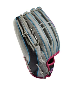 Wilson A2000 SCSP13SS 13" Slowpitch Softball Fielding Glove: WBW10040213 -wp populaire magasin WBW100402 3 A2000 SP13 SC 13 GreyDimpled GreySS BlackSS.png.cq5dam.web .1200.1200