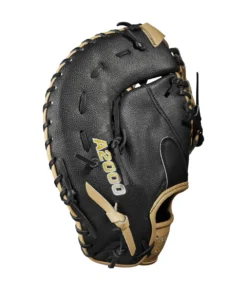 2023 Wilson A2000 1679 Super Skin 12.5" Baseball First Base Mitt: WBW100979125 -wp populaire magasin WBW100979 3 A2000 1B 1679SS 125 Black BlackSS Blonde.png.cq5dam.web .1200.1200