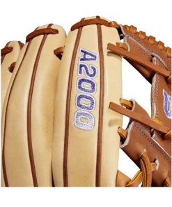 2023 Wilson A2000 SB22 11.75" Infield Fastpitch Glove: WBW1010161175 -wp populaire magasin WBW101016 5 A2000 FP Sis Bates GM FP1975 1175 Blonde SaddleTan Purple