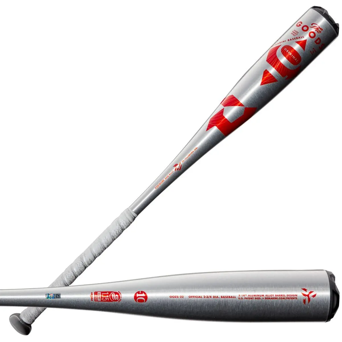 2022 DeMarini The Goods One Piece (-10) USSSA Baseball Bat: WTDXGOZ-22 4 2022 DeMarini The Goods One Piece (-10) USSSA Baseball Bat: WTDXGOZ-22 - Image 2