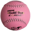 Worth Pink 12" ISA Super Gold Dot 44/400 Slowpitch Softballs (Dozen): WIS12CP -wp populaire magasin Worth ISA WIS12CP Softballs Pink