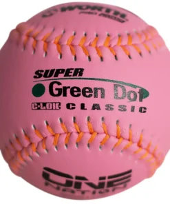 Worth Pink 11" One Nation Super Gold Dot Extreme 40/325 Slowpitch Softballs (One Dozen): WON11CP