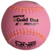 Worth Pink 12" One Nation Super Gold Dot Extreme 40/325 Slowpitch Softballs (One Dozen): WON12CP -wp populaire magasin Worth One Nation WON12CP