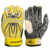 2020 Spiderz HYBRID Batting Gloves: Yellow/Black/White -wp populaire magasin Yellow Black