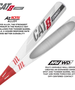 Marucci CAT 8 Connect BBCOR (-3) Baseball Bat: MCBCC8 -wp populaire magasin cat8 connect az105 mvwd