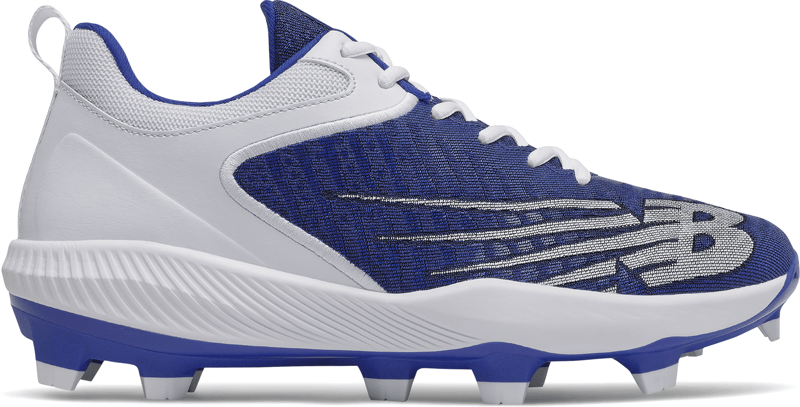New Balance Men's PL4040V6 Baseball And Softball Molded Cleat: Royal / White 3 New Balance Men's PL4040V6 Baseball And Softball Molded Cleat: Royal / White