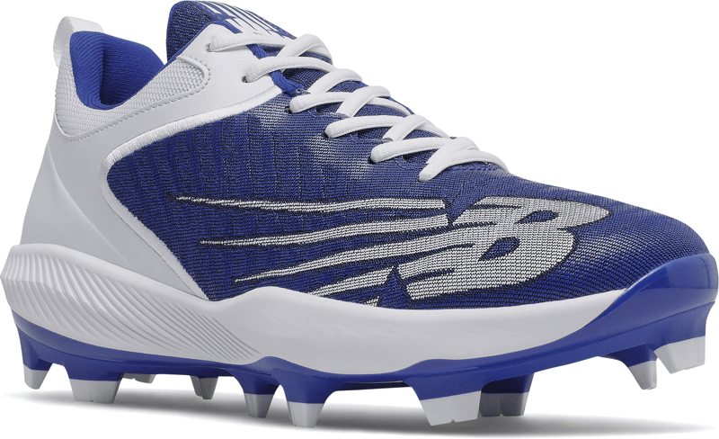 New Balance Men's PL4040V6 Baseball And Softball Molded Cleat: Royal / White 4 New Balance Men's PL4040V6 Baseball And Softball Molded Cleat: Royal / White - Image 2