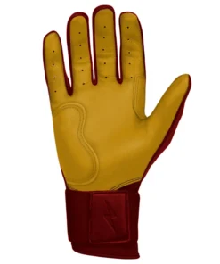 Bruce Bolt PREMIUM PRO Long Cuff Batting Gloves: Maroon -wp populaire magasin premium pro long cuff batting gloves maroon brucebolt 282874