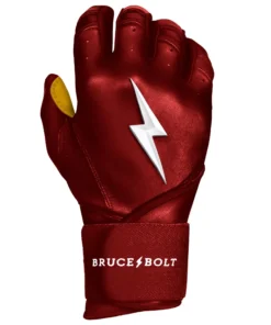 Bruce Bolt PREMIUM PRO Long Cuff Batting Gloves: Maroon -wp populaire magasin premium pro long cuff batting gloves maroon brucebolt 626068