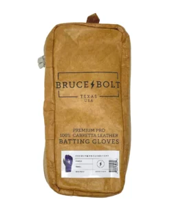 Bruce Bolt PREMIUM PRO Long Cuff Batting Gloves: Purple -wp populaire magasin premium pro long cuff batting gloves purple brucebolt 725535