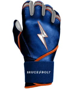 Bruce Bolt PREMIUM PRO NIMMO Long Cuff Batting Gloves: Mets Blue -wp populaire magasin premium pro nimmo series long cuff batting gloves blue gloves brucebolt 426818