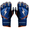 Bruce Bolt PREMIUM PRO NIMMO Long Cuff Batting Gloves: Mets Blue -wp populaire magasin premium pro nimmo series long cuff batting gloves blue gloves brucebolt 692298