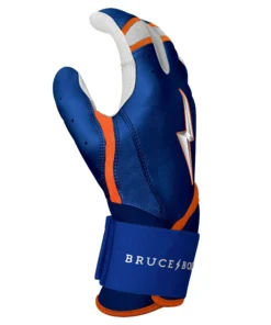 Bruce Bolt PREMIUM PRO NIMMO Long Cuff Batting Gloves: Mets Blue -wp populaire magasin premium pro nimmo series long cuff batting gloves blue gloves brucebolt 716185