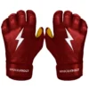 Bruce Bolt PREMIUM PRO Short Cuff Batting Gloves: Maroon -wp populaire magasin premium pro short cuff batting gloves maroon brucebolt 213512