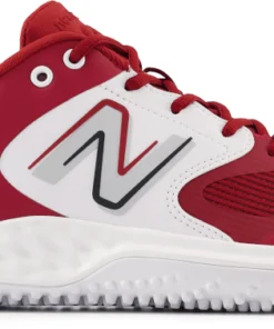 New Balance Fresh Foam 3000 V6 (Crimson Red & White) Turf Trainer: T3000BC6