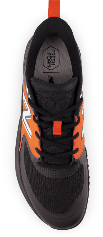 New Balance Fresh Foam 3000 V6 (Black & Orange) Turf Trainer: T3000BO6 7 New Balance Fresh Foam 3000 V6 (Black & Orange) Turf Trainer: T3000BO6 - Image 5