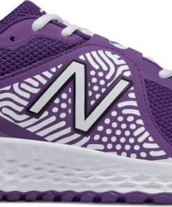New Balance Men's T3000V5 Baseball And Softball Turf: Purple And White