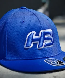 HB Sports Headbanger Sports Exclusive I8508 Flexfit Aerated Performance Hat: Royal / Royal