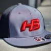 HB Sports Headbanger Sports I8501 Cap America Flexfit Performance Trucker Mesh Back Hat: Graphite / Red -wp populaire magasin 13 78642f5e c264 4044 8a61 cb87182afc08