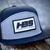 HB Sports Headbanger Sports Lifestyle Pacific P787 6-Panel Arch Snapback Hat: Black / Heather Grey -wp populaire magasin 28