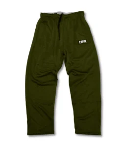 HB Sports Headbanger Sports Performance Fleece Lined Sweatpants: Olive Green