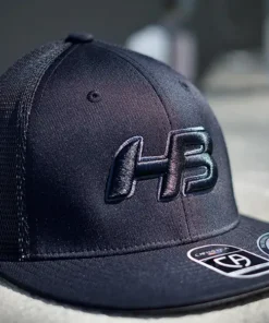 HB Sports Headbanger Sports I8501 Cap America Flexfit Performance Trucker Mesh Back Hat: Blackout
