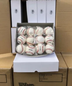 Wilson A1010S Blem Baseballs: One Case (10 Dozen) -wp populaire magasin A1010s Box