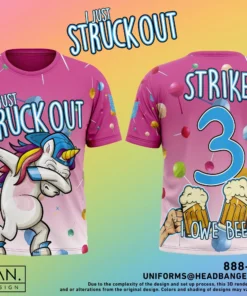 HB Sports Banger Brand " I Just Struck Out " SS Jersey