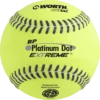 Worth Platinum Dot EXTREME Batting Practice Softballs: BPX12U -wp populaire magasin BPX12U