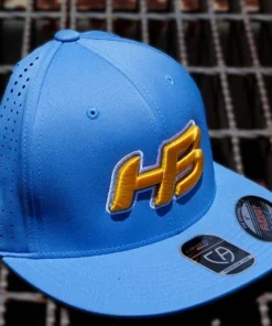 HB Sports Headbanger Sports I8503 Cap America Flexfit Perforated Performance Hat: Powder Blue & Yellow 8 HB Sports Headbanger Sports I8503 Cap America Flexfit Perforated Performance Hat: Powder Blue & Yellow -wp populaire magasin Blue2