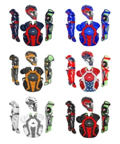 All-Star S7 AXIS (Adult) Two Tone Catcher's Kit NOCSAE APPROVED: CKCCPRO1X-TT