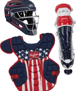 Rawlings Intermediate USA VELO 2.0 Catcher's Gear Box Set: CSV2I-NSW