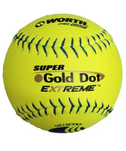Worth 12" USSSA Super Gold Dot Extreme Classic M Softballs (Dozen): UC12CYXT