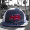 HB Sports Headbanger Sports I8501 Cap America Flexfit Performance Trucker Mesh Back Hat: Graphite / White / RWB -wp populaire magasin Graphite RWB