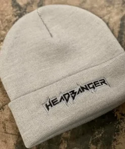 HB Sports Headbanger Sports OG Logo'd Cuff Beanies: Grey
