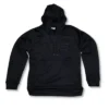 HB Sports Inc. Headbanger Sports Performance Fleece Line Hoodie W/ Kangaroo Pocket: Black -wp populaire magasin HeadbangerSportsBlackHoodie