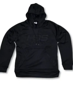 HB Sports Inc. Headbanger Sports Performance Fleece Line Hoodie W/ Kangaroo Pocket: Black