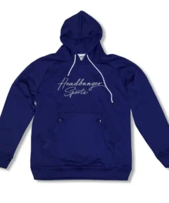 HB Sports Inc. Headbanger Sports Performance Fleece Line Hoodie W/ Kangaroo Pocket: Navy