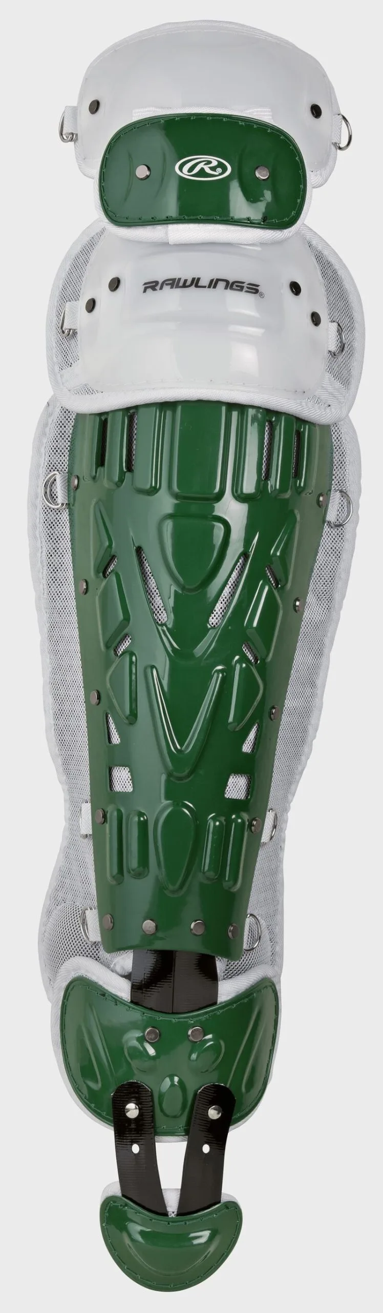 Rawlings Youth Dark Green/White VELO 2.0 Catcher's Gear Box Set: CSV2Y-DG / W 6 Rawlings Youth Dark Green/White VELO 2.0 Catcher's Gear Box Set: CSV2Y-DG / W - Image 4