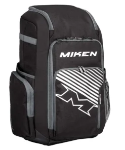 Miken Deluxe Slowpitch Backpack: MBA004 -wp populaire magasin MikenDeluxeSlowpitchBackpack MBA004 Black