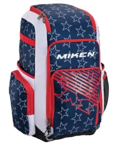 Miken Deluxe Slowpitch Backpack: MBA004 -wp populaire magasin MikenDeluxeSlowpitchBackpack MBA004 StarsandStripes