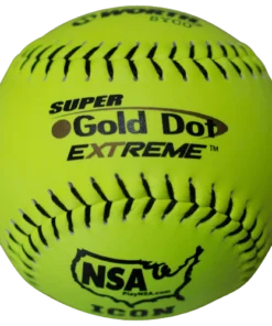 Worth 12" Super Gold Dot NSA Slowpitch Softballs (Dozen): NI12CY