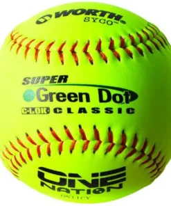 Worth 11" One Nation Green Dot Slowpitch Softballs (Dozen): ON11CY