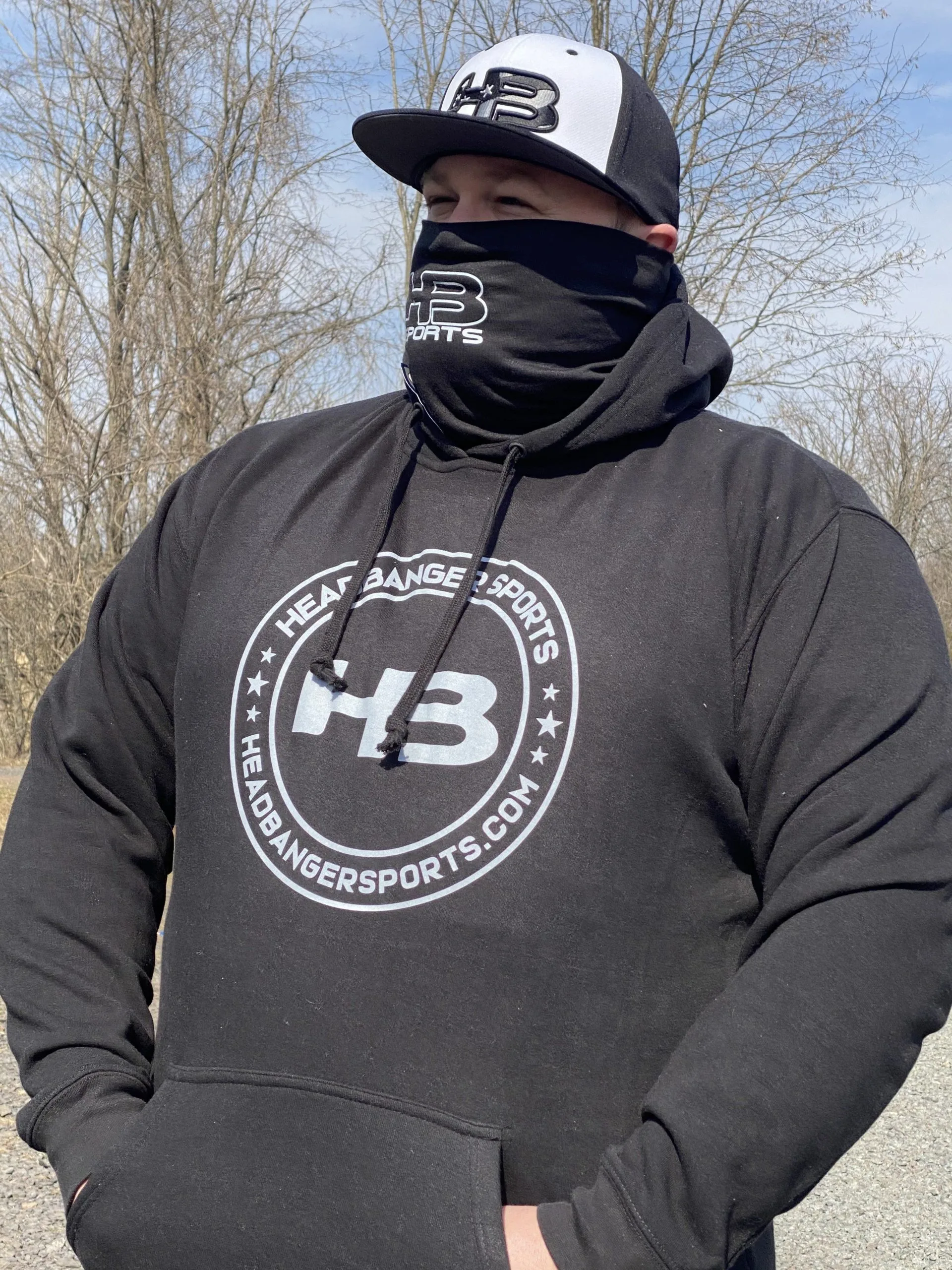 HB Sports Headbanger Sports Exclusive Gaiter Fleece Hoodie (Multiple Colors) 12 HB Sports Headbanger Sports Exclusive Gaiter Fleece Hoodie (Multiple Colors) - Image 10
