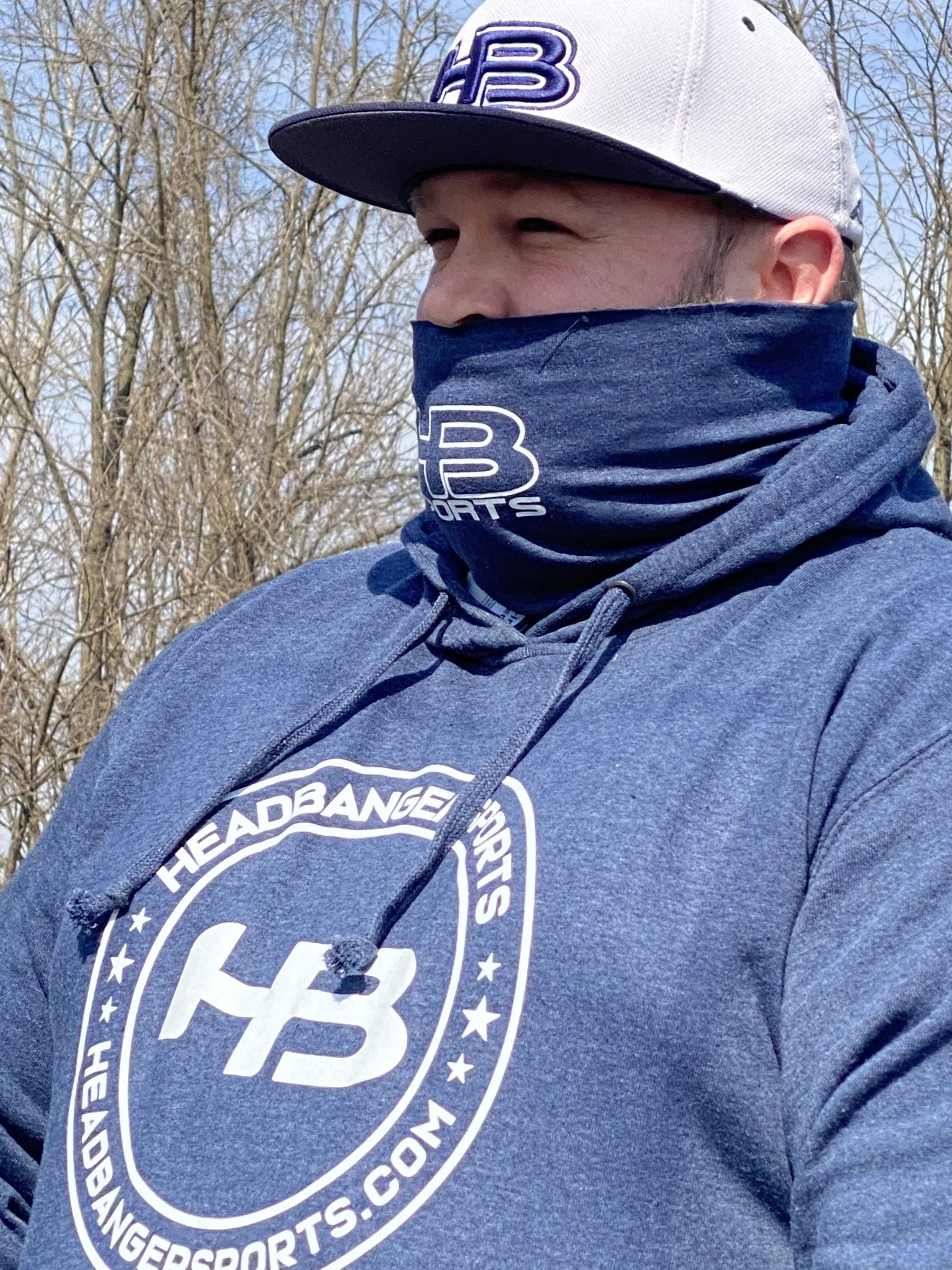 HB Sports Headbanger Sports Exclusive Gaiter Fleece Hoodie (Multiple Colors) 5 HB Sports Headbanger Sports Exclusive Gaiter Fleece Hoodie (Multiple Colors) - Image 3