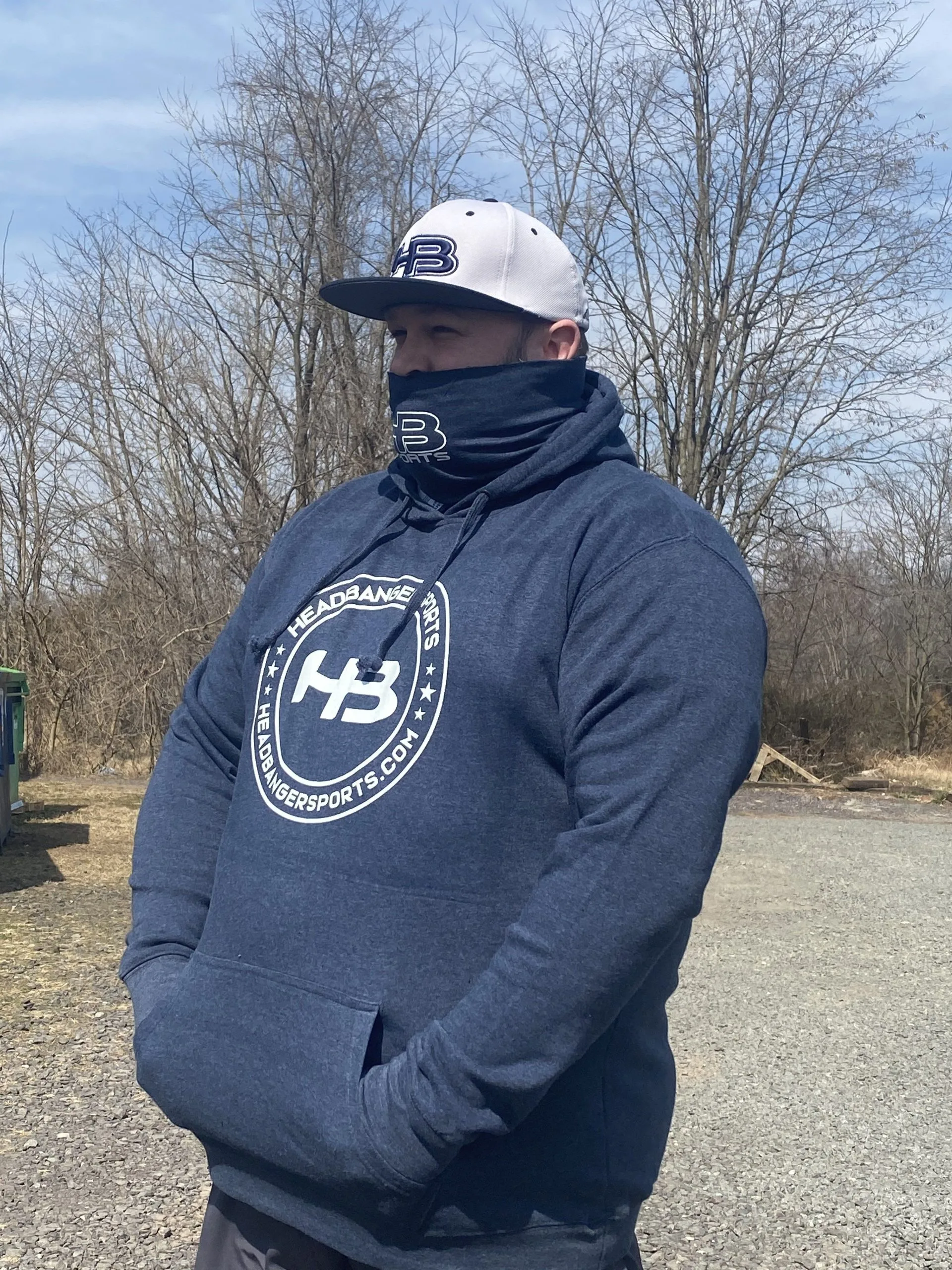 HB Sports Headbanger Sports Exclusive Gaiter Fleece Hoodie (Multiple Colors) 14 HB Sports Headbanger Sports Exclusive Gaiter Fleece Hoodie (Multiple Colors) - Image 12