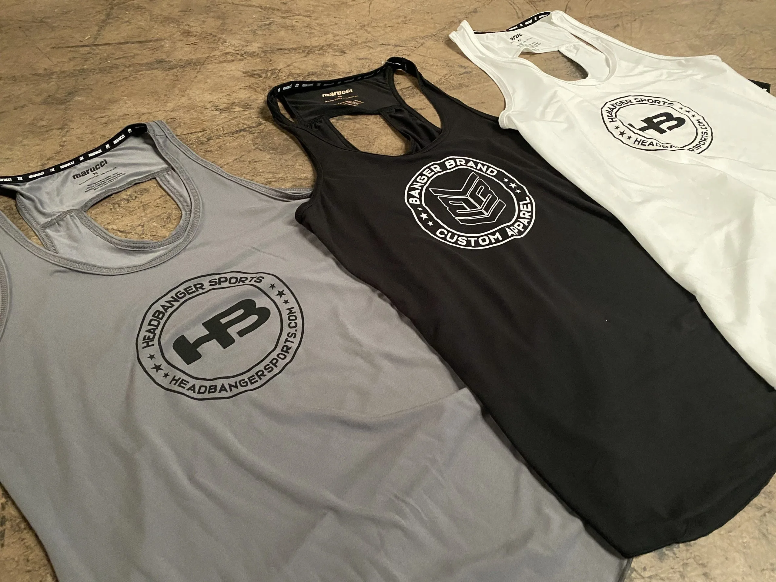 HB Sports Marucci Women's HB & Banger Brand Relaxed Keyhole Tanks 4 HB Sports Marucci Women's HB & Banger Brand Relaxed Keyhole Tanks - Image 2