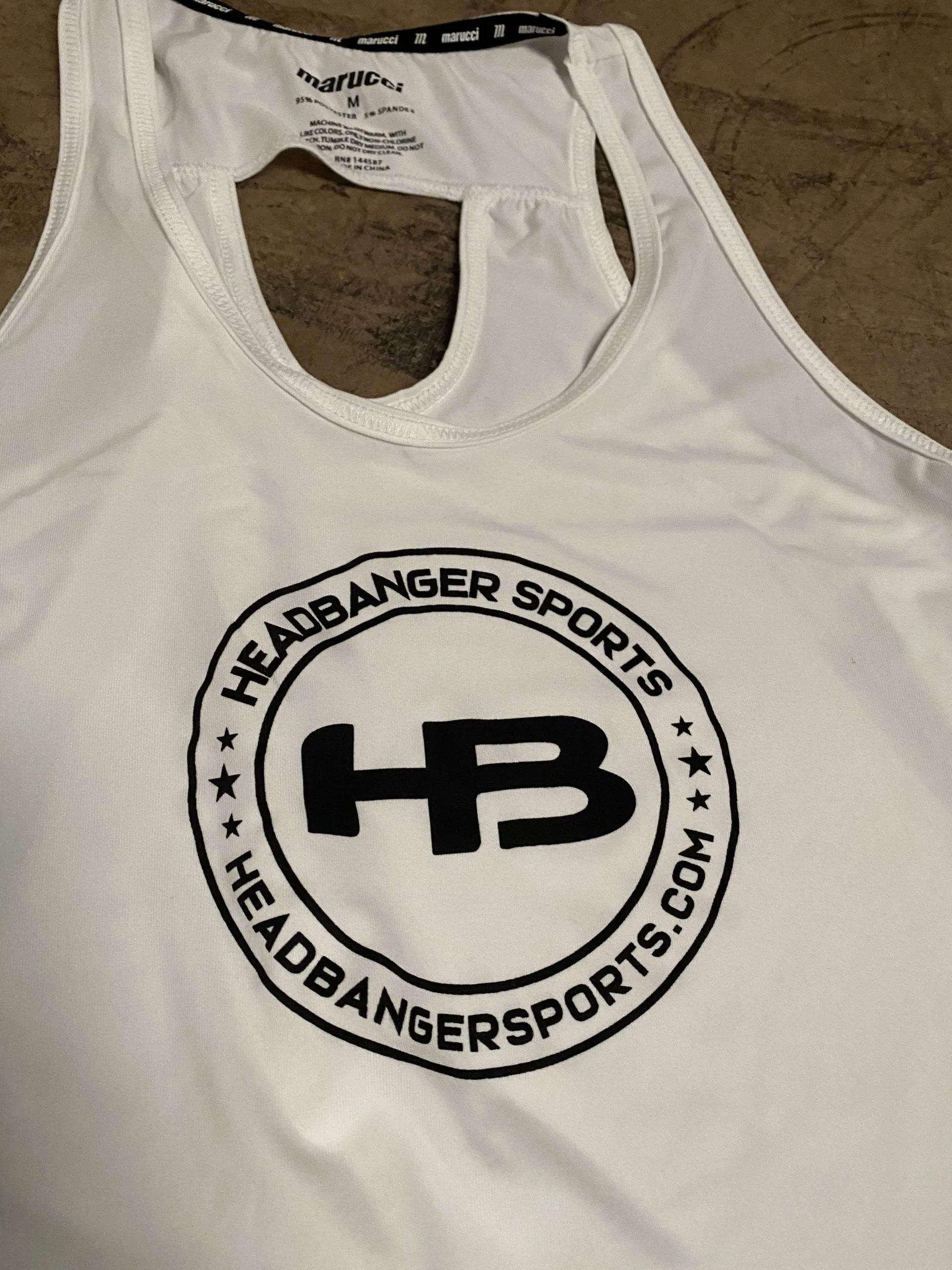 HB Sports Marucci Women's HB & Banger Brand Relaxed Keyhole Tanks 9 HB Sports Marucci Women's HB & Banger Brand Relaxed Keyhole Tanks - Image 7