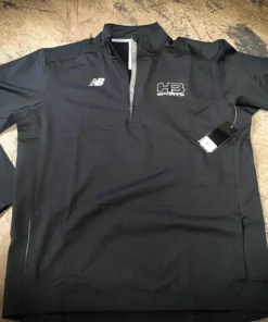HB Sports New Balance Lightweight Solid Half Zip Pullovers