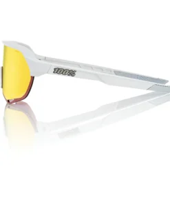 100% S2 Sunglasses Soft Tact Off White - HiPER Red Multilayer Mirror Lens -wp populaire magasin SP21 S2 60006 00007 PROFILE